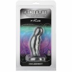 Platinum Silicone P Plug Charcoal