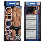 Apollo Mesh Brief W/cring Black M/l