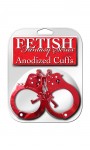 Fetish Fantasy Anodized Cuffs Red